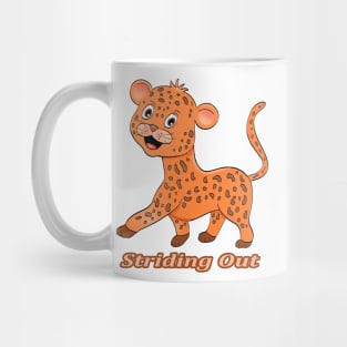 Leopard Striding Out Mug